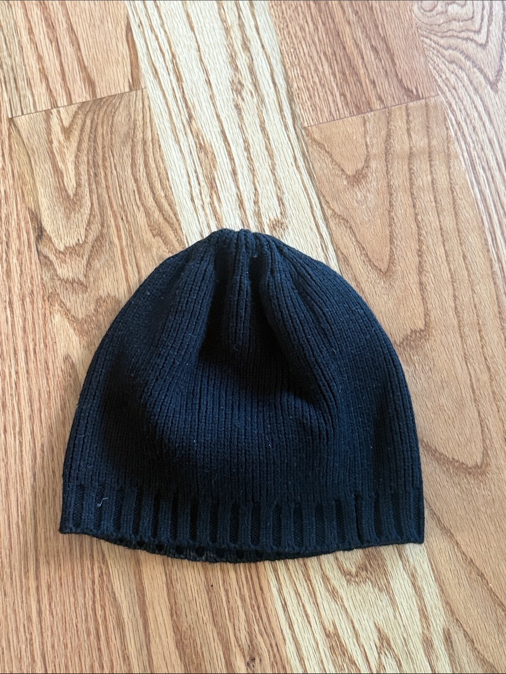 UNIQLO Classic Black Knit Beanie - Men's Winter Hat